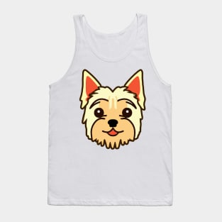 Little Yorkshire Terrier Dog Lover Yorkie Retro Tank Top